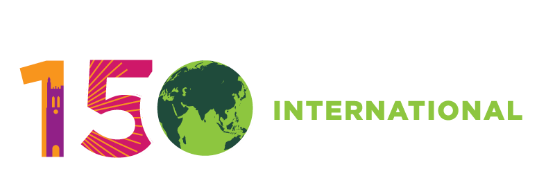 150 Years of International Spartans Logo